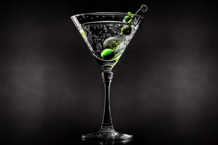 Speisefotografie | KI aller ChatGPT und Mid Journey | Cocktail Martini