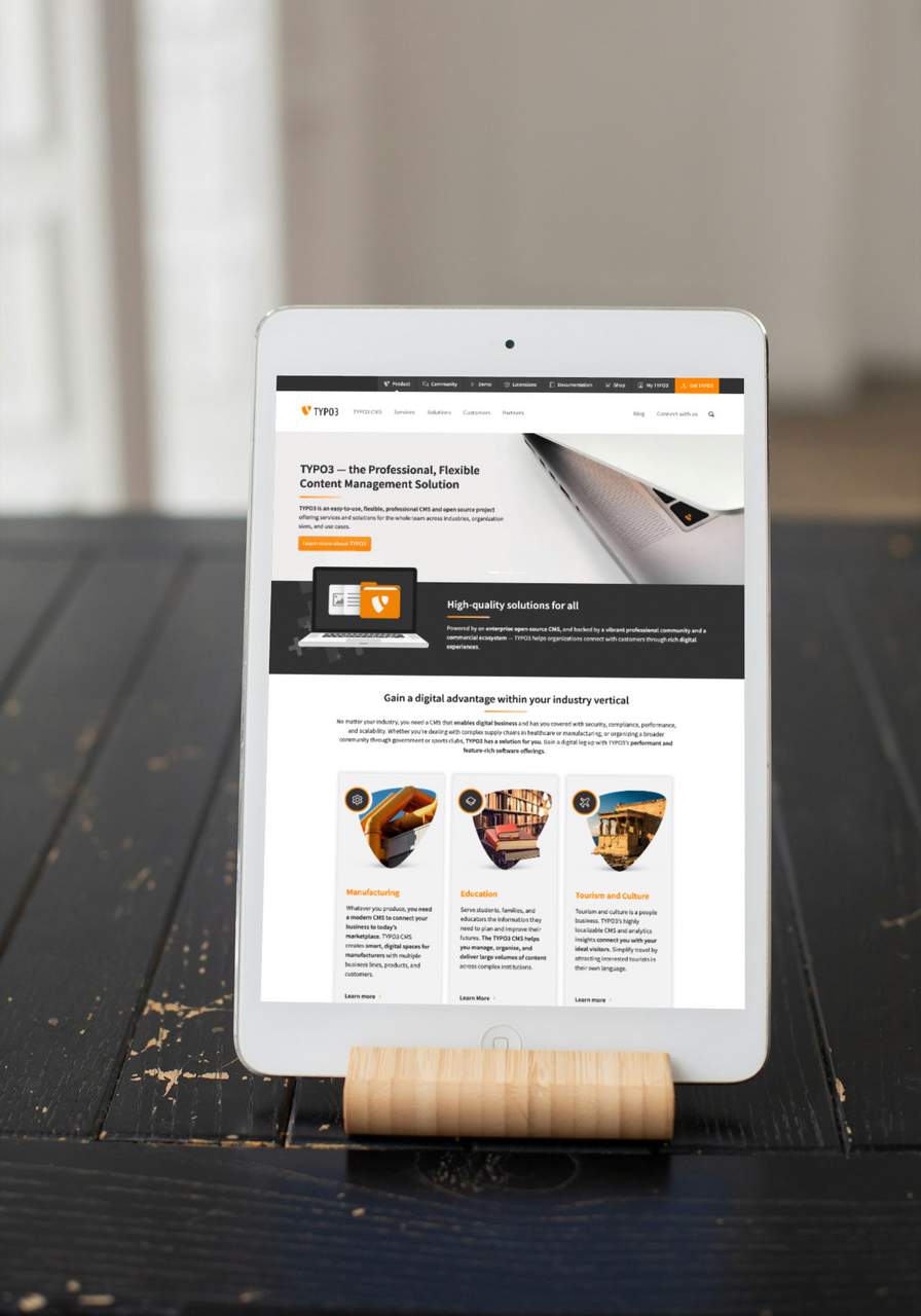 TYPO3 Mockup
