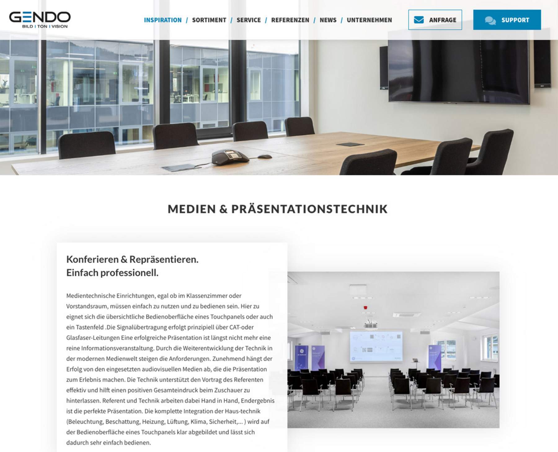 Gendo Medien und Präsentationstechnik Gendo Medien und Präsentationstechnik
