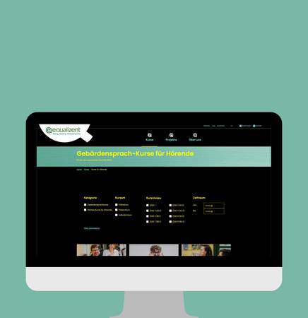 Laptop zeigt das Interface des Seminar-Plugins zur Kursverwaltung
