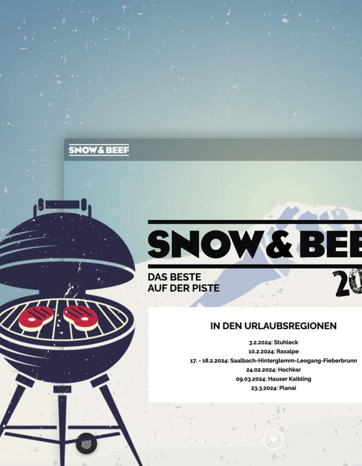Webdesign Snow&Beef