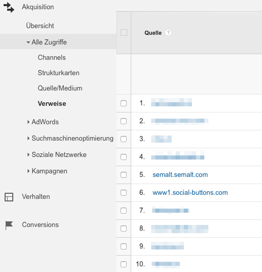 Referrer Traffic Anleitung Referrer Traffic Anleitung