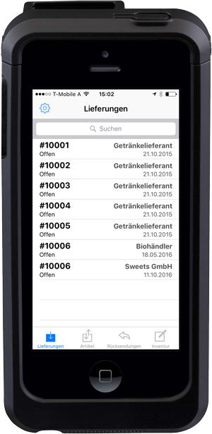 Pickware Mobile - Lager - Wareneingang Pickware Mobile - Lager - Wareneingang