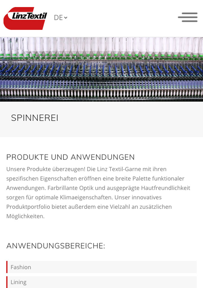 Linz Textil - Spinnerei Linz Textil - Spinnerei