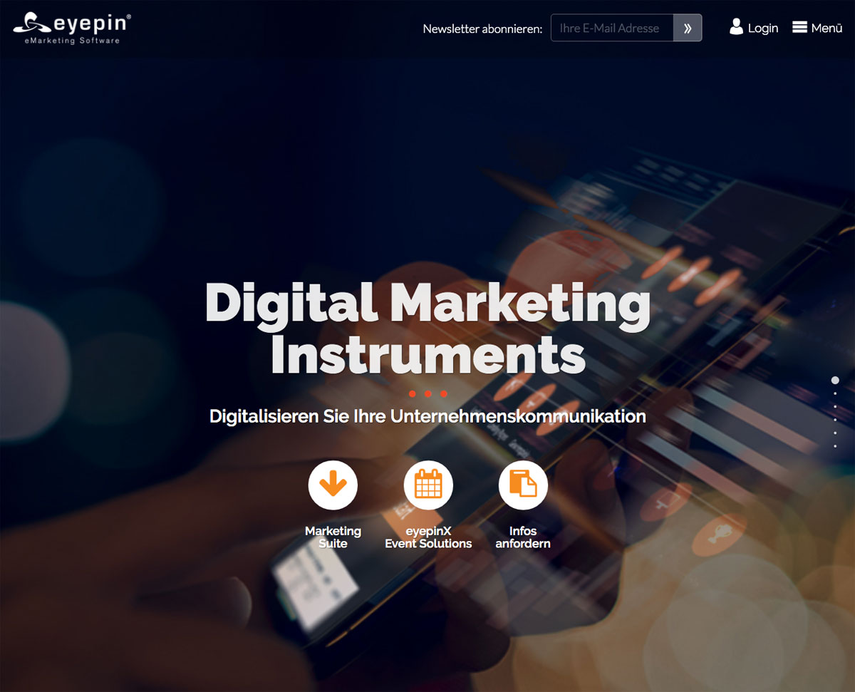Screens Eyepin Website Screens Eyepin Website